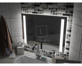 Зеркало с подсветкой для ванной комнаты Мессина 150х80 см
