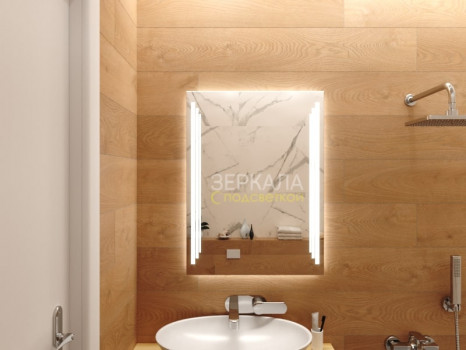 Зеркало для ванной с подсветкой Авола 60х120 см