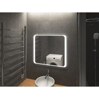 Зеркало в ванную комнату с подсветкой Болона 70х80 см